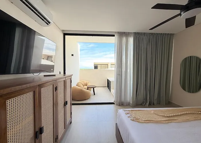 Appartamento Ph De 2 Rec, Gim, Cine Y Jacuzzi Privado En Tulum