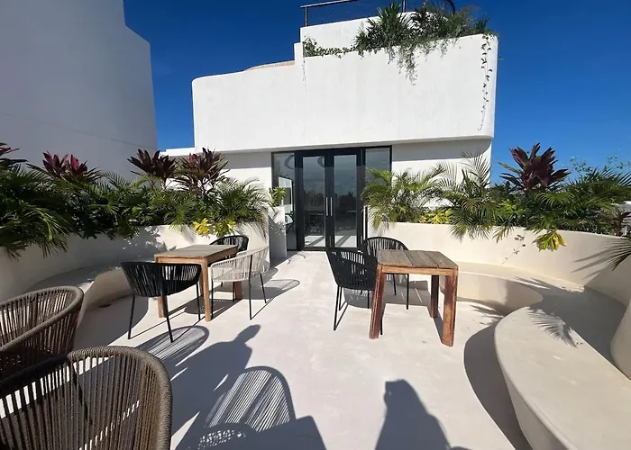 Appartamento Ph De 2 Rec, Gim, Cine Y Jacuzzi Privado En Tulum